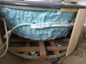Hot tub insulation (foam)